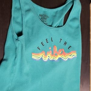 Blue green women's shirt